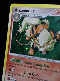 Pokemon TCG Arcanine 1/111 Rising Rivals Holo – DOUBLE SWIRL – NM - Image 3