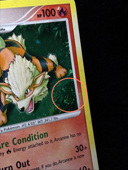 Pokemon TCG Arcanine 1/111 Rising Rivals Holo – DOUBLE SWIRL – NM - Image 4