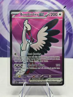 Pokemon TCG Bombirdier ex 234/182 SV04: Paradox Rift Full Art Ultra Rare NM - Image 1