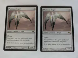 2 Platinum Ange Mirrodinl MTG NM Free shipping with tracking - Image 1