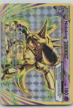 Nidoking BREAK 46/108 BREAK Rare Evolutions Pokemon Near Mint - Image 1