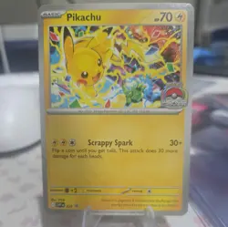 Pokemon TCG Worlds 2025 Pikachu Promo Near Mint - Image 1