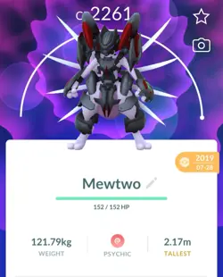 Pokemon Go PTC Acc, Guaranteed Lucky Armor Mewtwo - Image 1