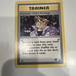 Pokemon TCG Imposter Oak's Revenge Team Rocket 76/82 Uncommon Regular English - Image 1