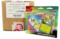 Pokemon Scarlet & Violet Prismatic Evolutions Tech Sticker Coll. 12 Blister #SKH - Image 1