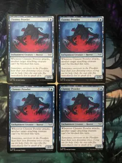Clammy Prowler X 4 - Duskmourn: House of Horror Magic the Gathering MTG - Image 1