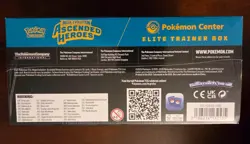 Pokemon Center Exclusive Ascended Heroes Elite Trainer Box ETB Factory Sealed - Image 4