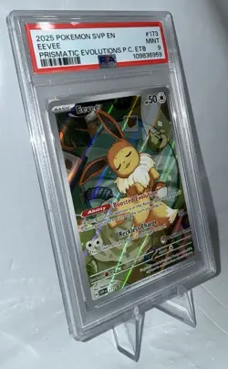 2025 Pokemon SVP Eevee #173 PSA 9 Pokemon Center Promo - Image 3