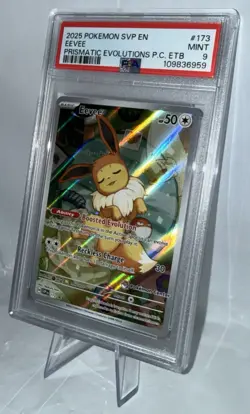 2025 Pokemon SVP Eevee #173 PSA 9 Pokemon Center Promo - Image 4