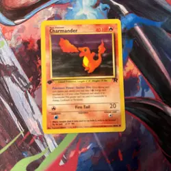 Pokemon TCG Charmander 1st Edition Team Rocket vintage NM - Image 1