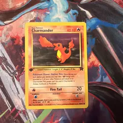 Pokemon TCG Charmander 1st Edition Team Rocket vintage NM - Image 2