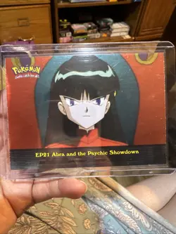 Pokemon Tv Animation Series 2 EP21 Abra and the Psychic Showdown Holo NM/LP - Image 1