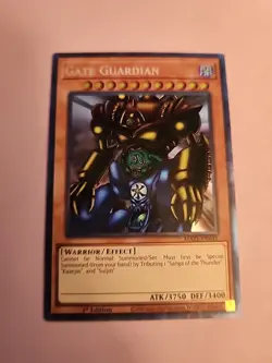 Near Mint Yu-Gi-Oh Maze of Memories Gate Guardian MAZE-EN035 Collector's Rare - Image 1