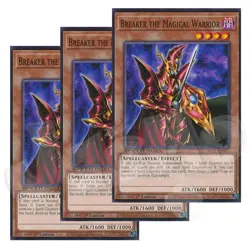 Yugioh - Breaker the Magical Warrior and Dark x 3 - 1st Edition - Plus Free Holo - Image 2