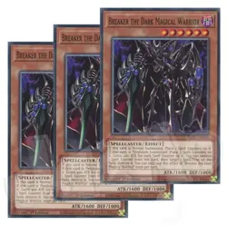 Yugioh - Breaker the Magical Warrior and Dark x 3 - 1st Edition - Plus Free Holo - Image 3