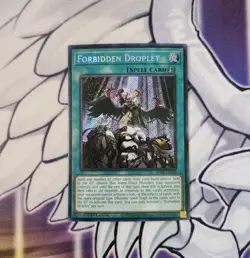Yu-Gi-Oh! Secret Rare 1st ed - FORBIDDEN DROPLET - RA01-EN064 - NM - Image 1