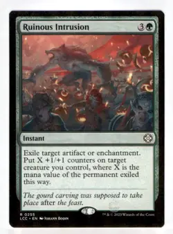 MTG - #255 Ruinous Intrusion - Commander: The Lost Caverns of Ixalan - Image 1