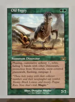 MTG - #67 Old Fogey - Unsanctioned - Image 1