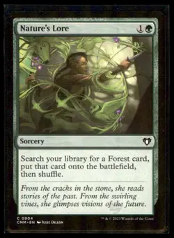 MTG - #904 Nature's Lore - Commander Masters - Image 1