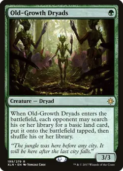 MTG - #199 Old-Growth Dryads - Ixalan - Image 1
