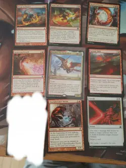 MTG War of the Spark Feather, the Redeemed 197/264 NM Rare Core + 14 Card Parts - Image 1