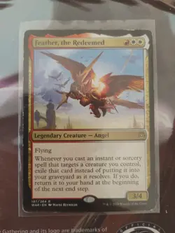 MTG War of the Spark Feather, the Redeemed 197/264 NM Rare Core + 14 Card Parts - Image 3