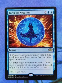 1x FOIL Force of Negation, NM, Double Masters 2022 (2X2), Magic Gathering, MtG - Image 2