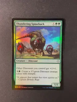 Thundering Spineback - Foil - Ixalan - Magic the Gathering - MTG - Image 1
