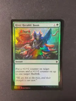 River Heralds' Boon - Foil - Ixalan - Magic the Gathering - MTG - Image 1