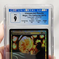MTG - Gatecrash - Unexpected Results - Foil - Graded - CGC 9 - Image 3