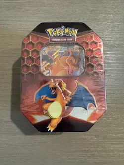Two Pokemon TCG Hidden Fates Tin Charizard GX Factory Sealed - Image 3