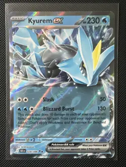 Pokemon TCG Kyurem EX 28/86 Black Bolt Double Rare BLK - English - Image 1