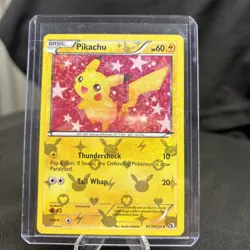 2013 PIKACHU RC7/RC25 Legendary Treasures RADIANT Collection Pokemon HOLO NM - Image 1