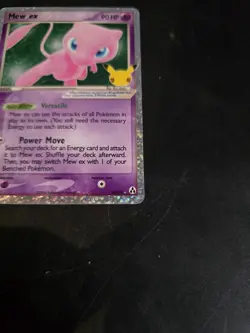 Mint Mew ex 88/92 Celebrations: Classic Collection Holo Pokemon TCG - Image 2