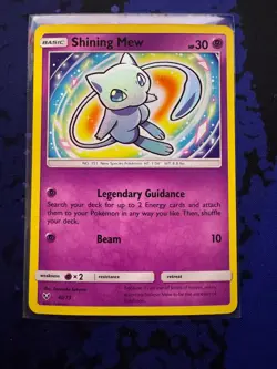 Pokemon TCG Shining Mew 40/73 Shining Legends Holo Rare - Image 1