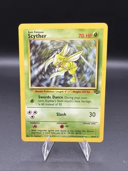 Pokemon Scyther 26/64 - 1999 Jungle Non-Holo Rare - LP Vintage WotC - Image 1