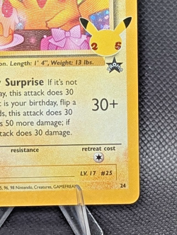 ____'s Pikachu Birthday - 24/53 - Holo Rare NM, English Pokemon Celebrations (B) - Image 5
