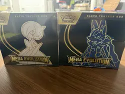Pokemon Elite Trainer Box Mega Evolution Gardevoir Lucario Lot of 2 - Image 1