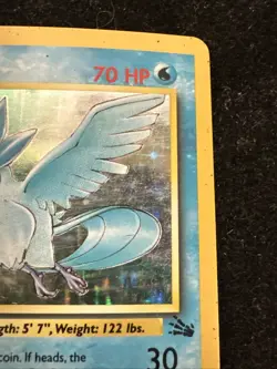 Pokemon TCG Articuno Fossil 2/62 Holo 1999-2000 Wotc HP - Image 3