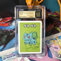 Bulbasaur - CGC PRISTINE 10 - Japanese Old Maid [ Red Back] - Pokemon TCG 2019 - Image 1