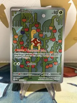 Shuckle 136/132 Pokemon Mega Evolution Illustration Rare Holofoil NM - Image 1