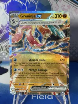 Greninja EX Double Rare Holo Pokemon TCG Twilight Masquerade 106/167 NM - Image 1