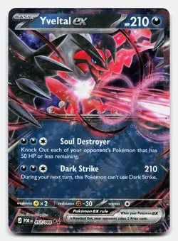 YVELTAL EX PERFECT ORDER 053/088 NM DOUBLE RARE POKEMON - Image 2