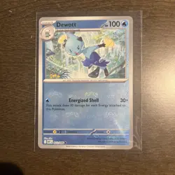 Pokemon TCG Dewott Masterball Reverse Holo 022/086 White Flare NM - Image 1