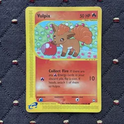 Vulpix Aquapolis 116/147 e-Reader Pokemon TCG WotC | Keiko Fukuyama| HP - Image 1