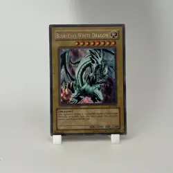 Yugioh Blue-Eyes White Dragon BPT-003 Secret Rare Limited Edition DAMAGED - Image 1