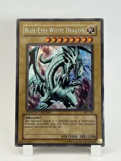 Yugioh Blue-Eyes White Dragon BPT-003 Secret Rare Limited Edition HP - Image 1