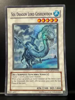 Yu-Gi-Oh! YuGiOh Sea Dragon Lord Gishilnodon RGBT-EN044 Unlimited - Image 1