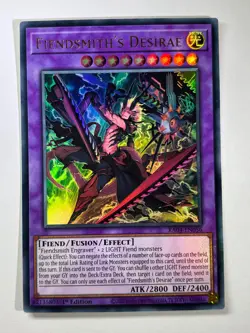 Fiendsmith's Desirae RA04-EN056 Ultra Rare 1st Edition YuGiOh Card - Image 1