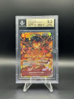 ONE PIECE MONKEY.D.LUFFY OP01-024 SR ALT ART BGS 9.5 -ENGLISH - ROMANCE DAWN - Image 1